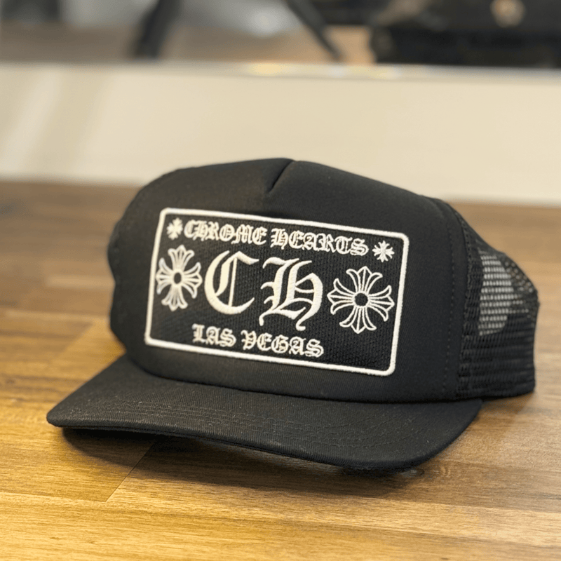 Chrome Hearts CH Las Vegas Trucker Hat 'Black'