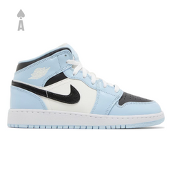 Jordan 1 Mid 'Ice Blue' GS (22)