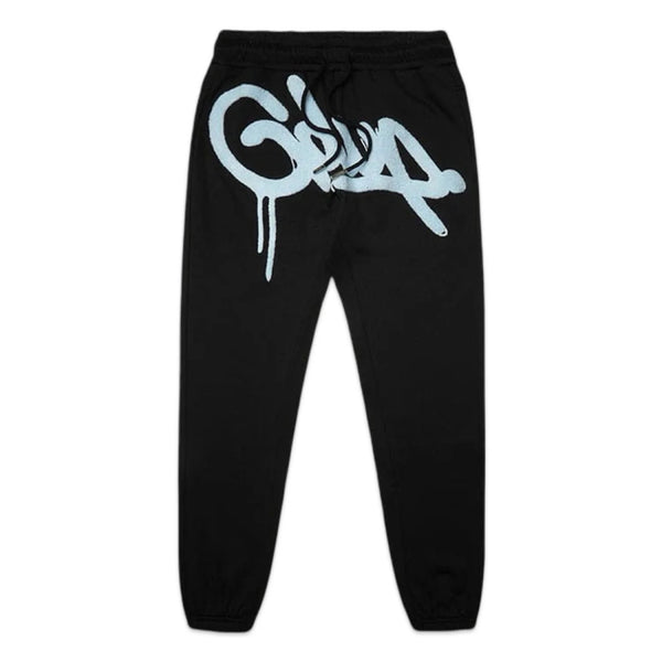 Geedup Handstyle Trackpants 'Black/Baby Blue' (24)