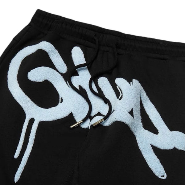 Geedup Handstyle Trackpants 'Black/Baby Blue' (24)