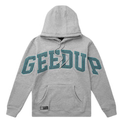 Geedup Team Logo Hoodie Grey/Aqua Green (24)