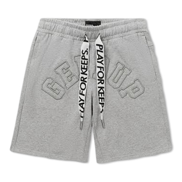 Geedup PFK Laced Zip Shorts 'Grey' (24)