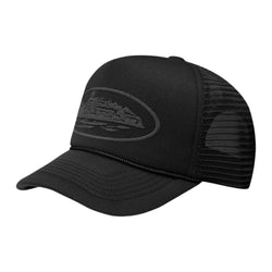 Corteiz Alcatraz Trucker Hat 'Triple Black' (SS22)