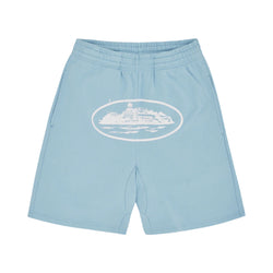 Corteiz Alcatraz Sweatshort 'Baby Blue' (SS24)