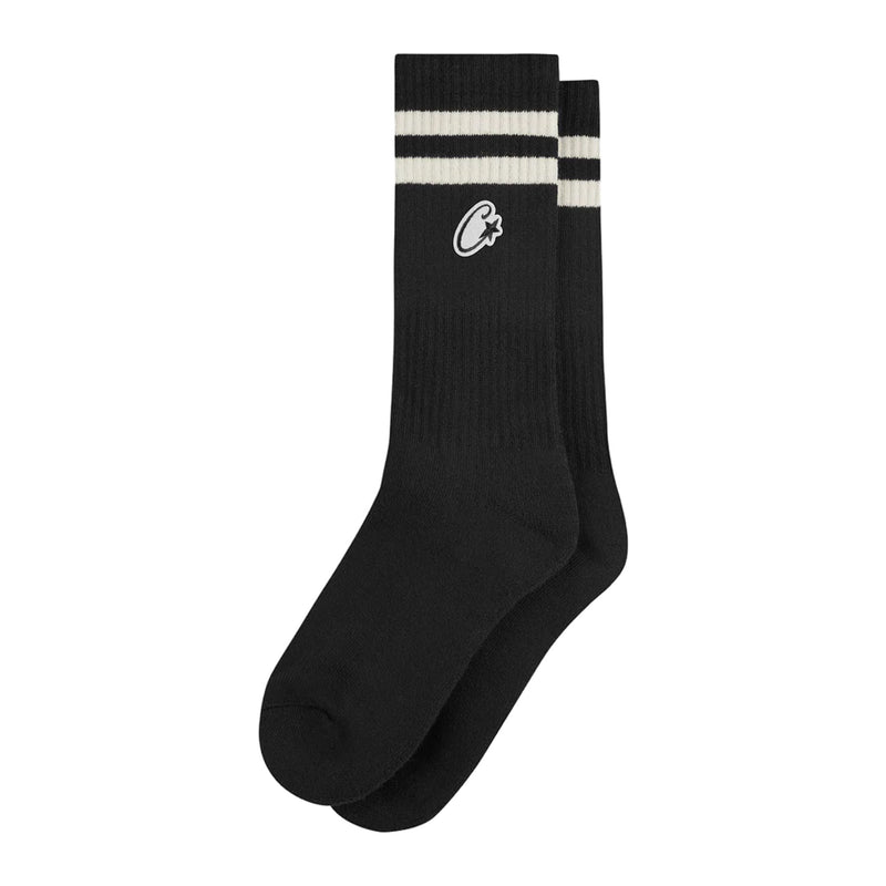 Corteiz Patch Socks 'Black / White' (SS24)