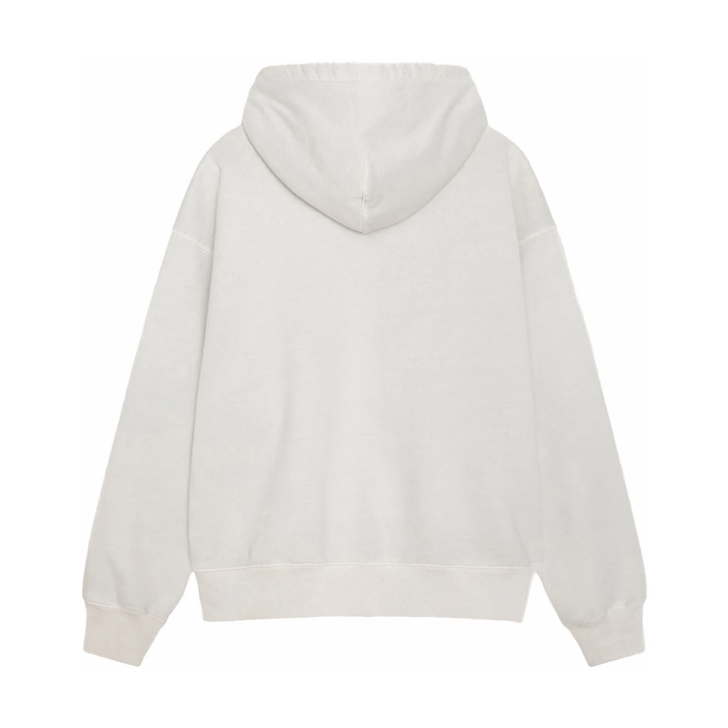 Stussy x Nike Pigment Dyed Fleece Zip Hoodie 'Light Bone' (SS24)